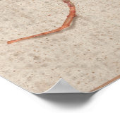 ロベリアの黒い壁で ポスター (角)