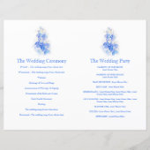 ロベリアブルーウォーター結婚式 プログラム (裏面)