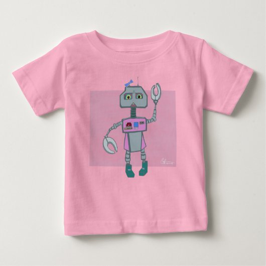 ロベルタロボットの弓 ベビーTシャツ (正面)