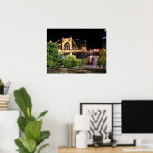 ロベルト・クレメンテ・ブリッジ – ピッツバーグ,ペンシルバニア ポスター (ホームオフィス)