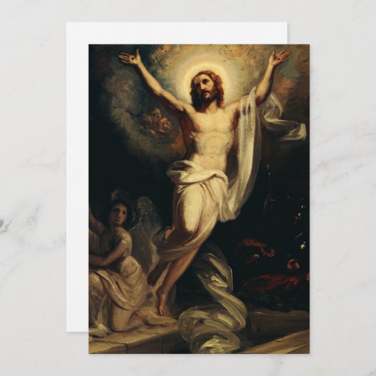 ロベルト・ヴィルヘルム・エルクマンによるキリストの復活 シーズンカード (正面/裏面)