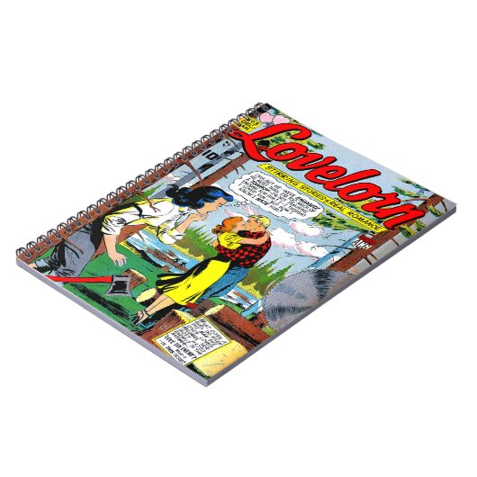 ロベルノーン裏切りロマンスヴィンテージ漫画 ノートブック (左側)