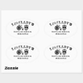 ロベレイズ旅行マジカルマーカンタイル 楕円形シール (シート)