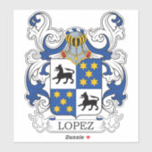 ロペス家紋 シール (シート)