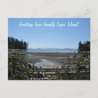 ロペス島のブラックベリー ポストカード