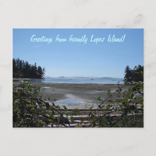 ロペス島のブラックベリー ポストカード (正面)