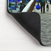 ロペス島マウスパッドでの犬とボートの生活 マウスパッド (コーナー)