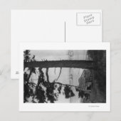 ロペス島、ワシントン州 - 湾内の釣り船 ポストカード (正面/裏面)