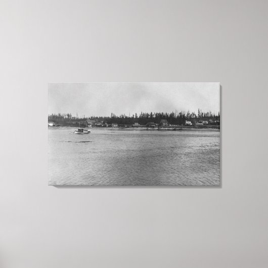 ロペス島，ワ – サンフアン キャンバスプリント (正面)