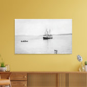 ロペス島(WA) - Rosalie Ferry San Juan キャンバスプリント (インサイチュ (リビング))