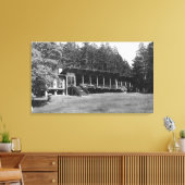 ロペズアイランドWAロッジヘンダーサンキャンプ キャンバスプリント (インサイチュ (リビング))