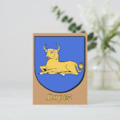 ロペズファミリーシールドポストカード ポストカード (スタンド正面)