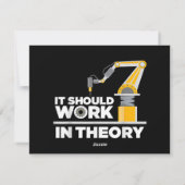 ロボおもしろいティックス男性へアートKids Robot Robotics Eng シーズンカード (裏面)