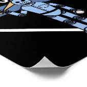 ロボおもしろいロボットの審判員を売る ポスター (角)