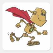 ロボすごいット スクエアシール (正面)