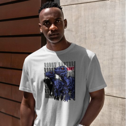 ロボカッコいいットラプター Tシャツ