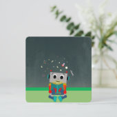 ロボカラフルットカード 招待状 (スタンド正面)