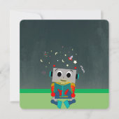 ロボカラフルットカード 招待状 (正面)