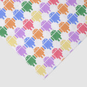 ロボカラフル図解入りの、写真付きのットパターン 薄葉紙 (詳細)