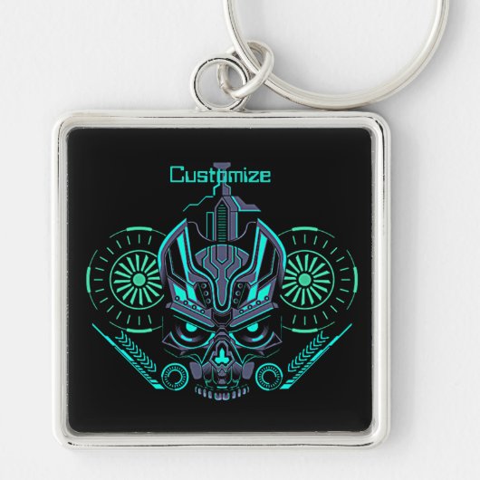 ロボスカルラウンドキーチェーン キーホルダー (正面)