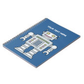 ロボッカッコいいト手帳 |学用品子供へ ノートブック (左側)