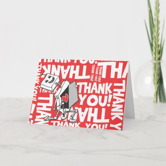 ロボットありがとう サンキューカード (正面)