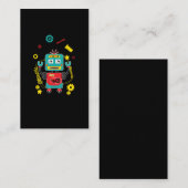 ロボットおもしろいジャグリングツールロボット 名刺 (正面/裏面)