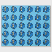 ロボットおもしろいラッピング紙 ラッピングペーパー (フラット)