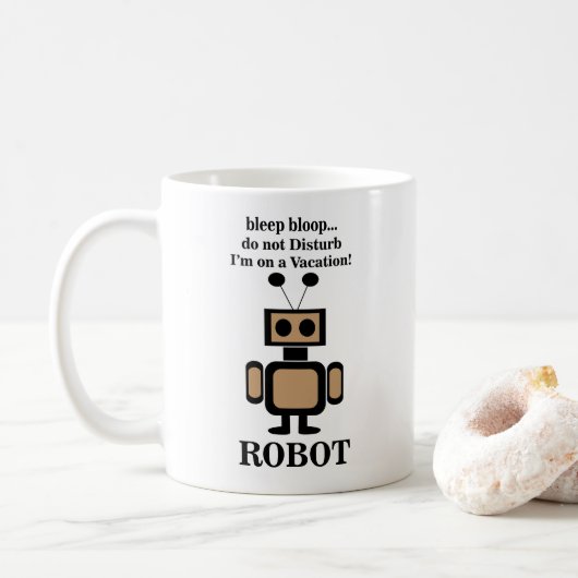 ロボットおもしろい工学 コーヒーマグカップ (ドーナツ)