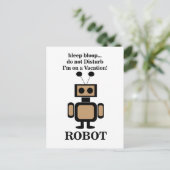 ロボットおもしろい工学 ポストカード (スタンド正面)