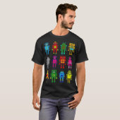 ロボットおもしろい技術ティー Tシャツ (正面フル)