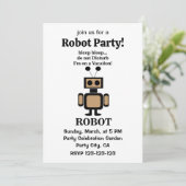 ロボットおもしろテクパーティー 招待状 (スタンド正面)