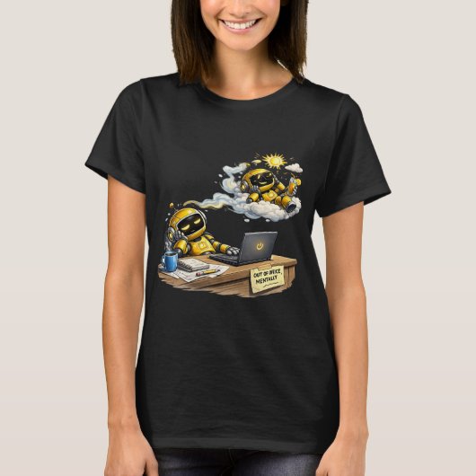 ロボットおもしろ夢 Tシャツ (正面)
