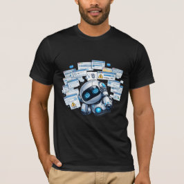 ロボットおもしろ画像 Tシャツ
