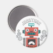 ロボットおもちゃ マグネット (正面/裏面)