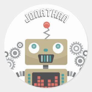 ロボットおもちゃ ラウンドシール