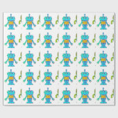 ロボットおもちゃ ラッピングペーパー (フラット)