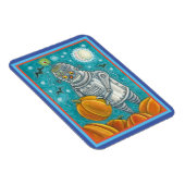 ロボットがカボチャを摘み取る,ハロウィーンのメカニカルマン マグネット (右側)