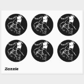 ロボットがドラッグのステッカーを実行できない ラウンドシール (シート)