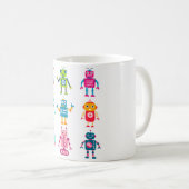 ロボットが付いているマグ コーヒーマグカップ (正面右)