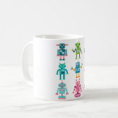 ロボットが付いているマグ コーヒーマグカップ (正面左)