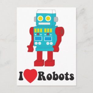ロボットが大好き! ポストカード