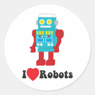ロボットが大好き! ラウンドシール