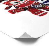 ロボットが漫画のショーキッズをトレーニング ポスター (角)