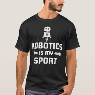 ロボットが私のスポーツ ロボット デジタル 面白い プレゼント Tシャツ
