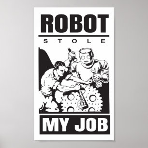 🤖ロボットが私の仕事を奪った ポスター