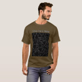 ロボットじゃない Men's Brown  Tシャツ (正面フル)