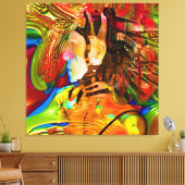 ロボットつながり キャンバスプリント (インサイチュ (リビング))