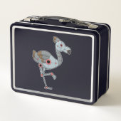 ロボットとしてのフラミンゴ メタルランチボックス (裏面)