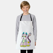 ロボットとしての猫 エプロン (着用した状態)